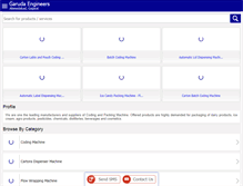 Tablet Screenshot of garudaengineers.com